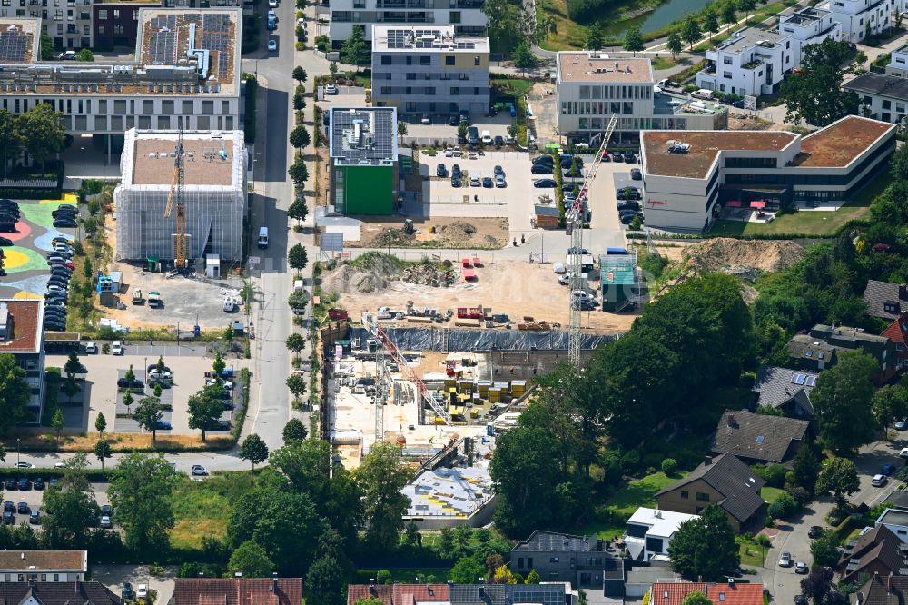 Luftaufnahme Osnabrück - Gewerbegebiet Wissenschafts Park in Osnabrück im Bundesland Niedersachsen, Deutschland