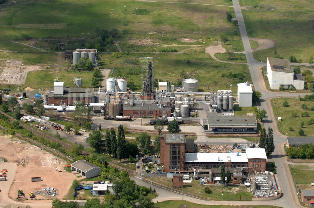 Wittenberge aus der Vogelperspektive: Gewerbegebiet Süd in Wittenberge