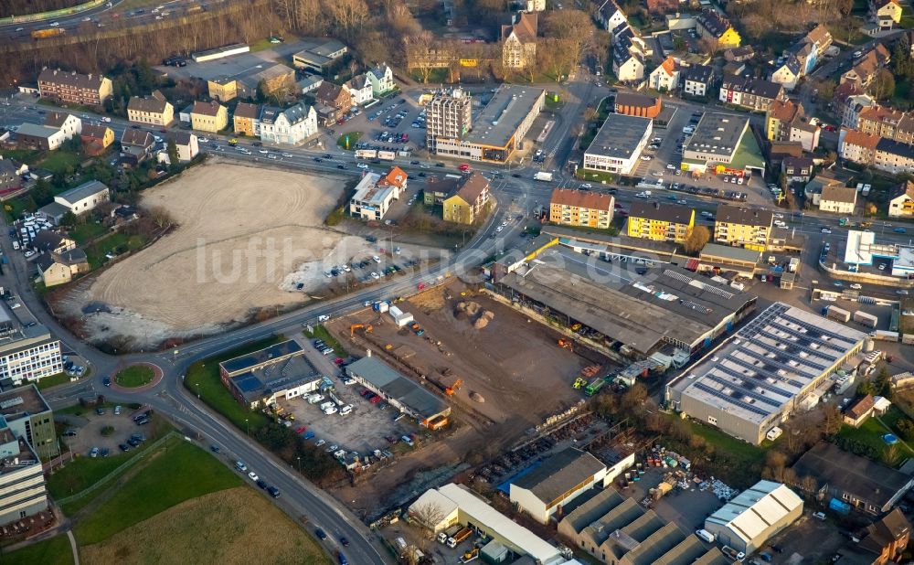 Luftbild Bochum - Gewerbegebiet und Wohngebiet in Bochum im Bundesland Nordrhein-Westfalen