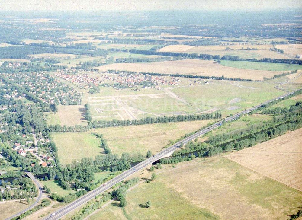 Zeestow / Brandenburg von oben - Gewerbegebiet Zeestow am Berliner Ring - ein Objekt der Seifert Invest GmbH in Dortmund.