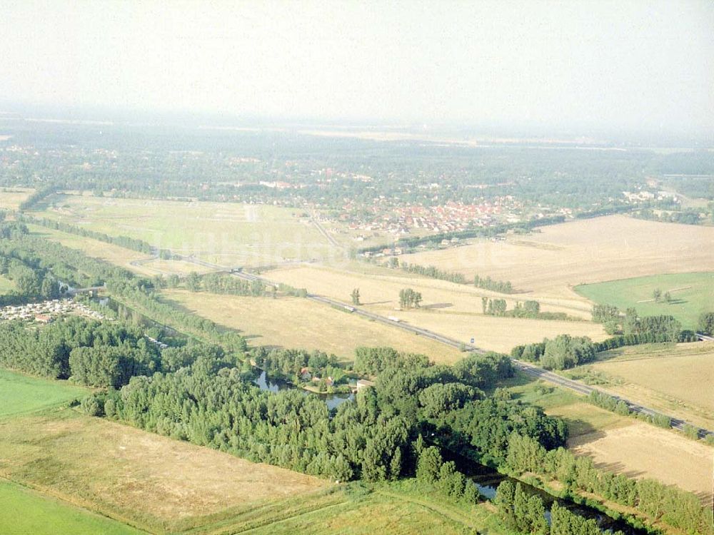 Zeestow / Brandenburg von oben - Gewerbegebiet Zeestow am Berliner Ring - ein Objekt der Seifert Invest GmbH in Dortmund.