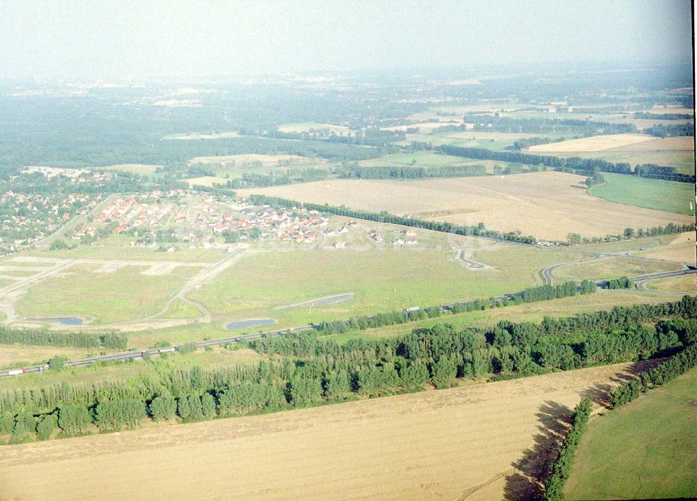 Luftaufnahme Zeestow / Brandenburg - Gewerbegebiet Zeestow am Berliner Ring - ein Objekt der Seifert Invest GmbH in Dortmund.