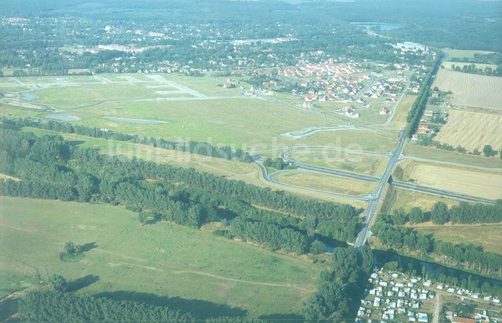 Zeestow / Brandenburg von oben - Gewerbegebiet Zeestow am Berliner Ring - ein Objekt der Seifert Invest GmbH in Dortmund.