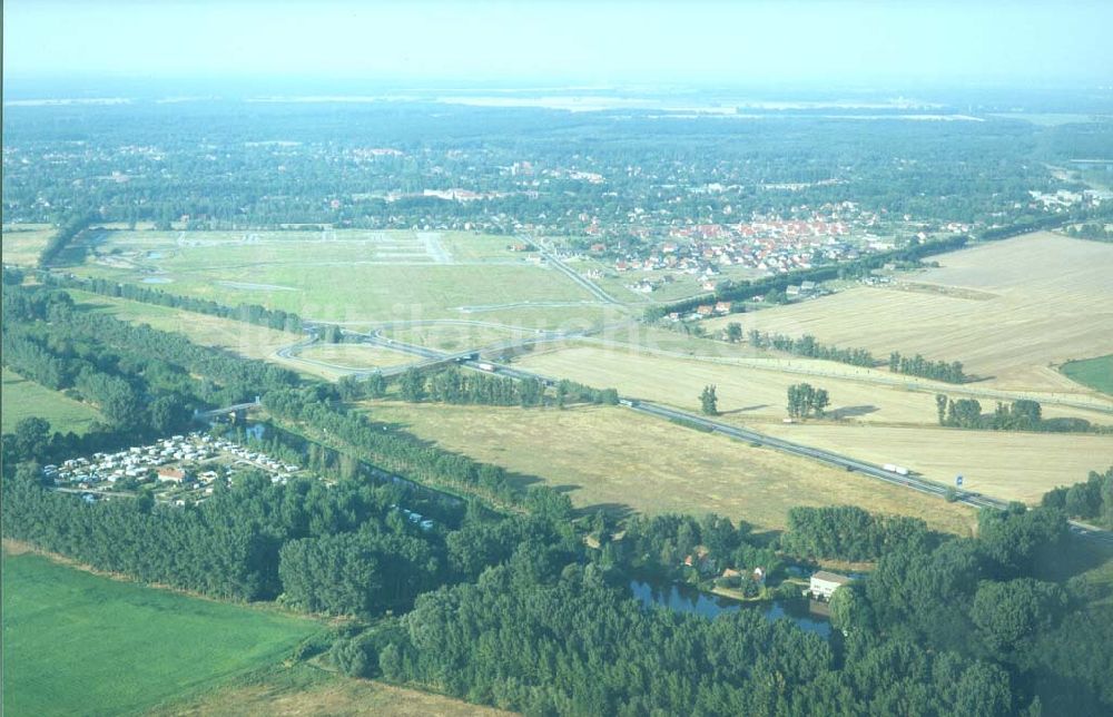 Luftbild Zeestow / Brandenburg - Gewerbegebiet Zeestow am Berliner Ring - ein Objekt der Seifert Invest GmbH in Dortmund.