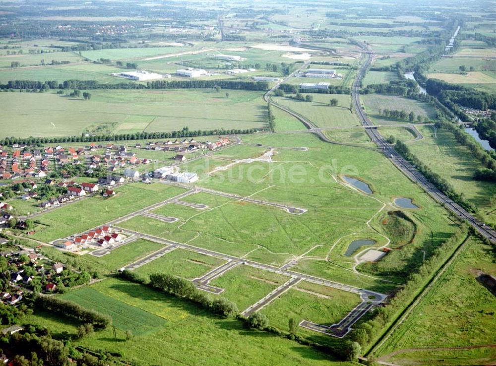 Luftaufnahme Zeestow - Gewerbegebiet Zeestow am westlichen Berliner Ring - ein Objekt der Seifert Investîtionsgesellschaft mbh in Darmstadt.