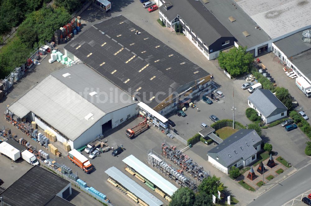 Kamen von oben - Gewerbehof im Gewerbegebiet Henry-Everling-Strasse in Kamen