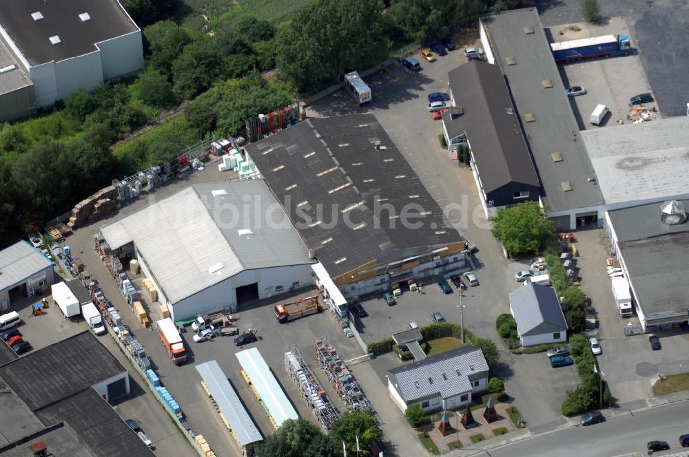 Kamen aus der Vogelperspektive: Gewerbehof im Gewerbegebiet Henry-Everling-Strasse in Kamen