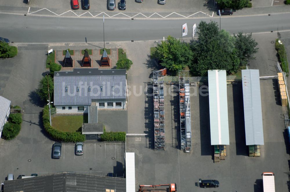 Kamen von oben - Gewerbehof im Gewerbegebiet Henry-Everling-Strasse in Kamen