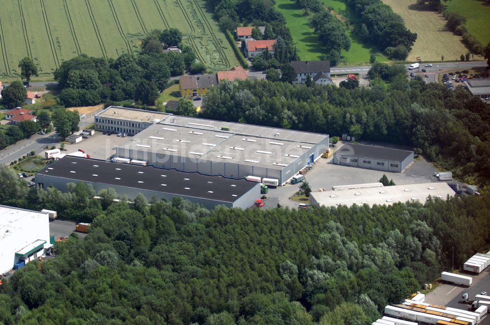 Luftbild Unna - Gewerbehof im Industriegebiet Nord in Unna