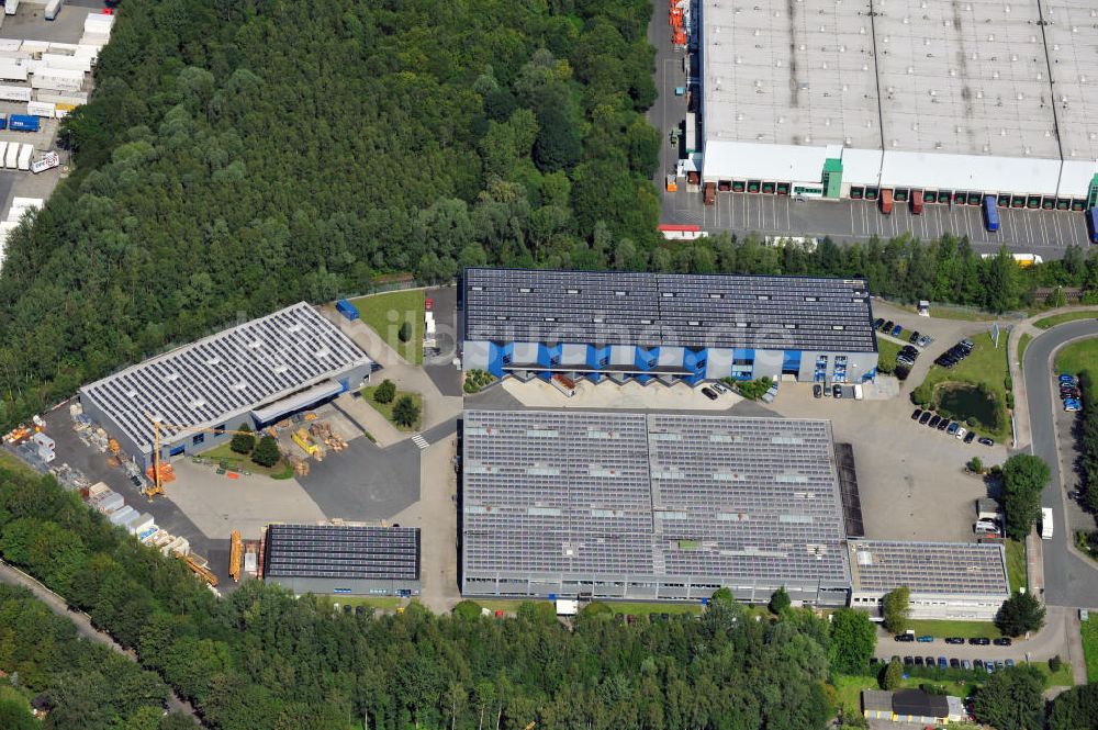 Luftbild Unna - Gewerbehof im Industriegebiet Nord in Unna / Nordrhein-Westfalen