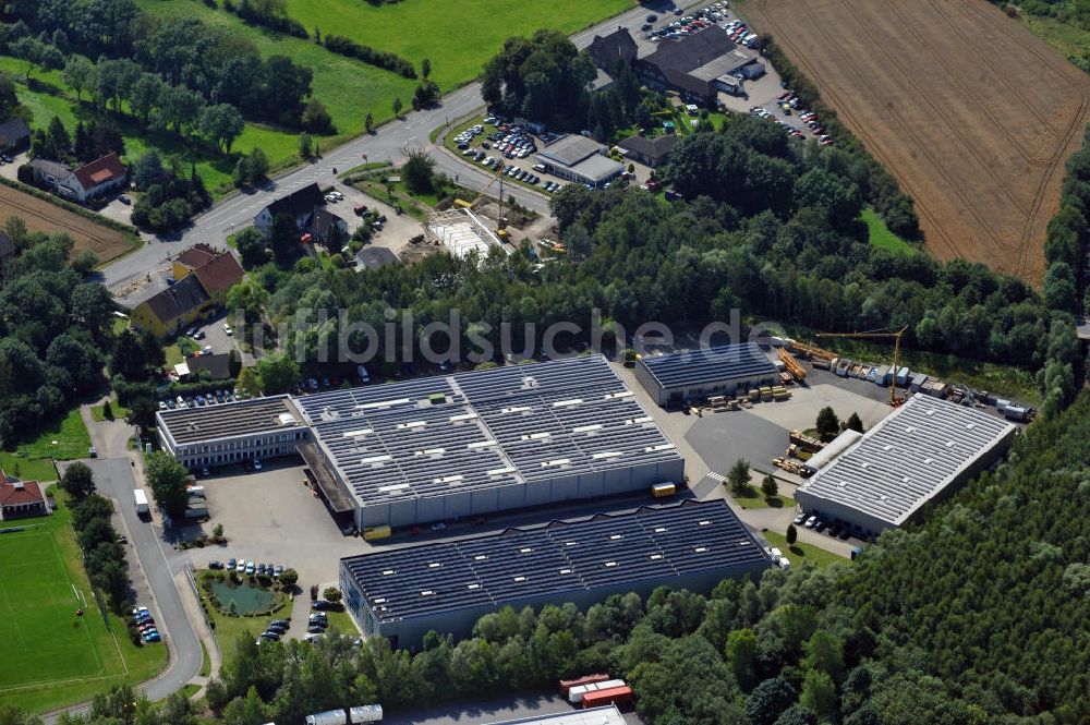 Luftaufnahme Unna - Gewerbehof im Industriegebiet Nord in Unna / Nordrhein-Westfalen