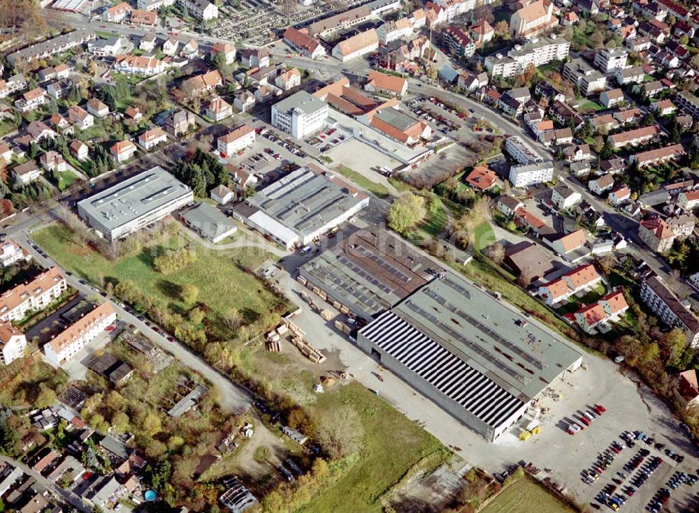 Luftaufnahme Augsburg - Gewerbeobjekt der MÜBAU an der Ulmerstraße 249 - 255 in 86391 Stadtbergen / Augsburg.