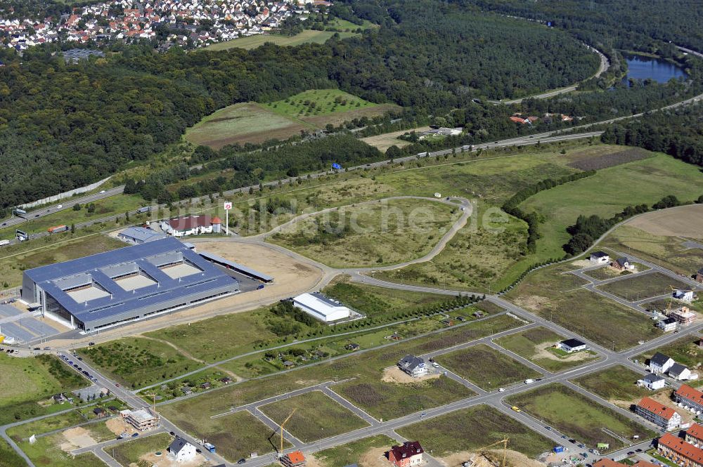 Luftbild Rüsselsheim - Gewerbepark / Business Park Blauer See Rüsselsheim