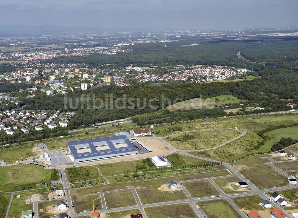 Luftbild Rüsselsheim - Gewerbepark / Business Park Blauer See Rüsselsheim