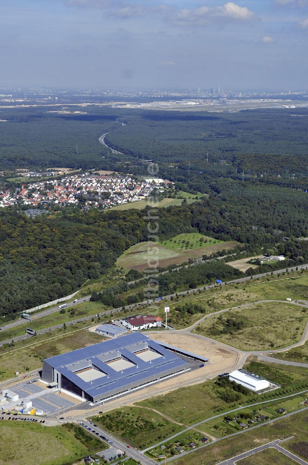 Luftbild Rüsselsheim - Gewerbepark / Business Park Blauer See Rüsselsheim