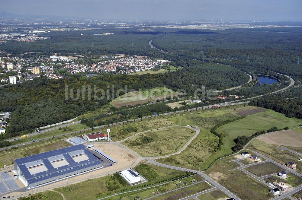 Luftbild Rüsselsheim - Gewerbepark / Business Park Blauer See Rüsselsheim