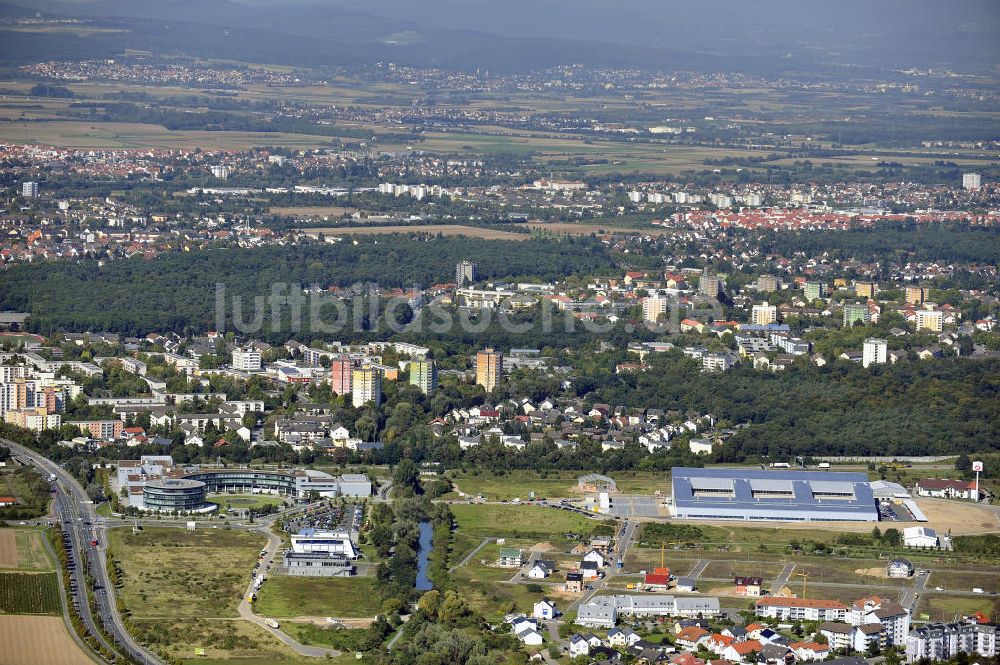 Luftbild Rüsselsheim - Gewerbepark / Business Park Blauer See Rüsselsheim