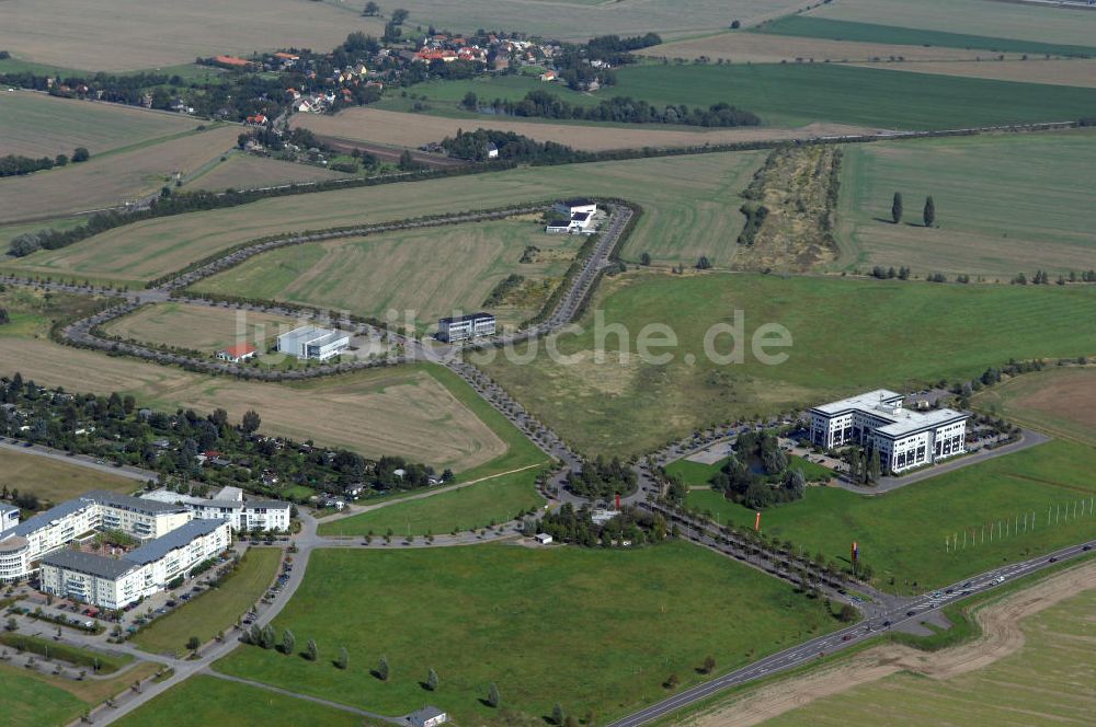 Luftbild Großkugel - Gewerbepark Großkugel