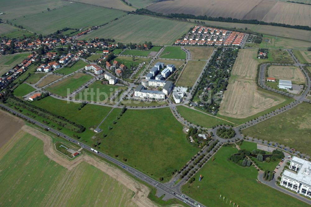 Luftbild Großkugel - Gewerbepark Großkugel