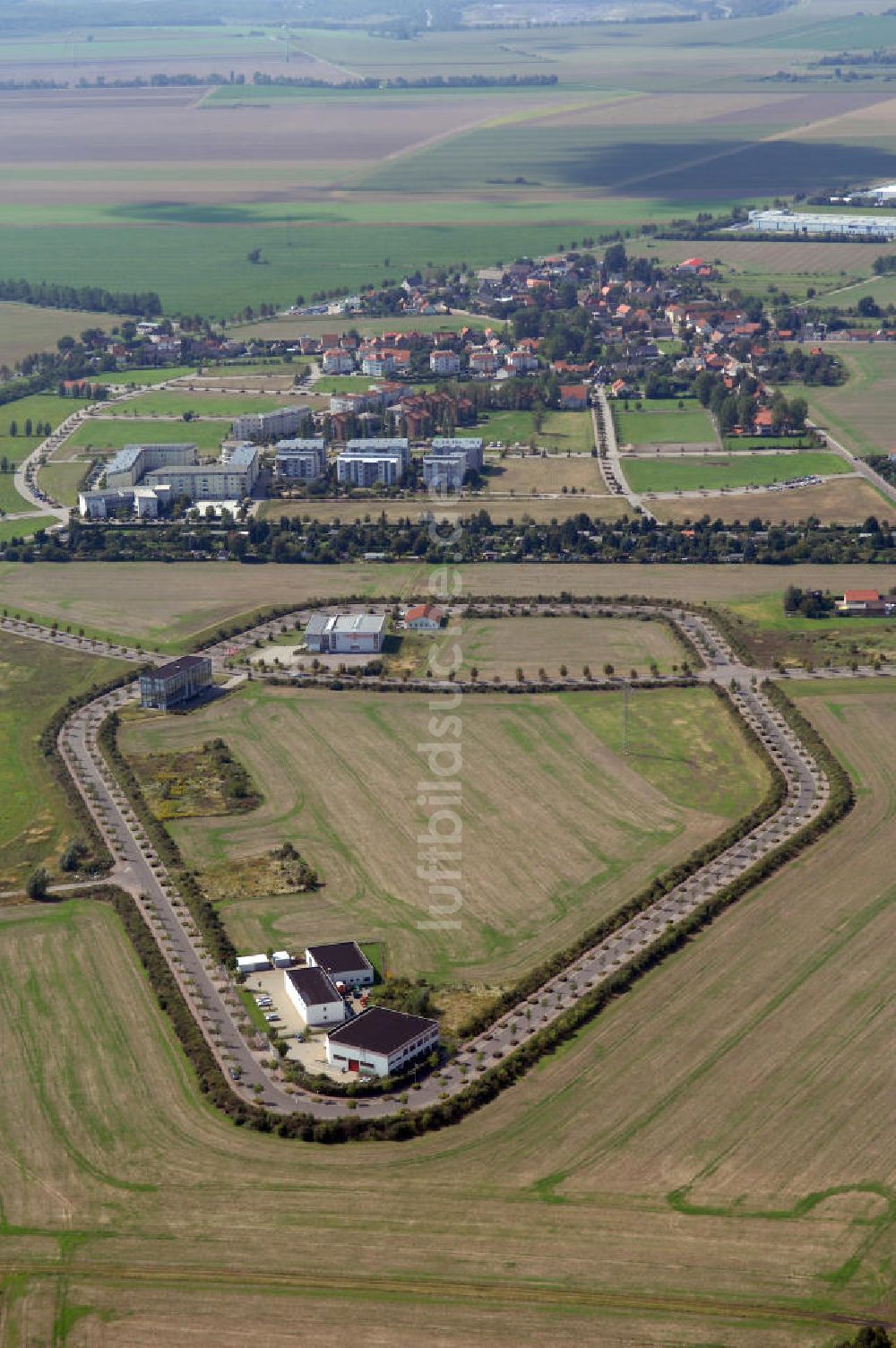 Luftbild Großkugel - Gewerbepark Großkugel