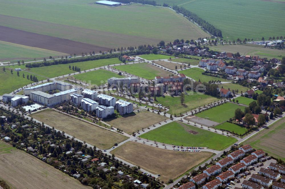 Luftbild Großkugel - Gewerbepark Großkugel