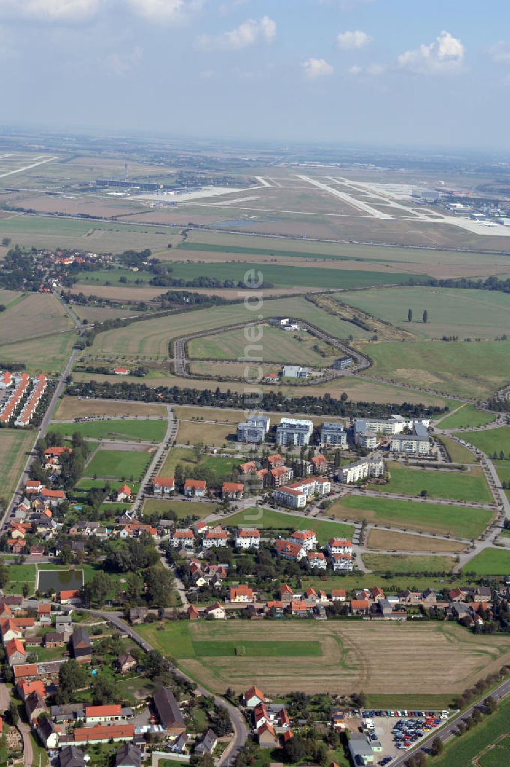 Luftbild Großkugel - Gewerbepark Großkugel