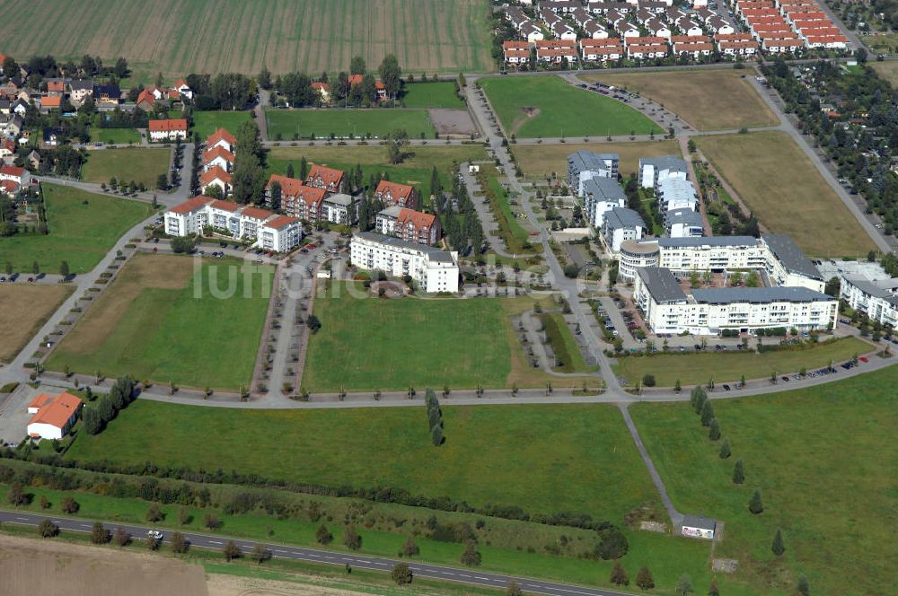 Luftaufnahme Großkugel - Gewerbepark Großkugel