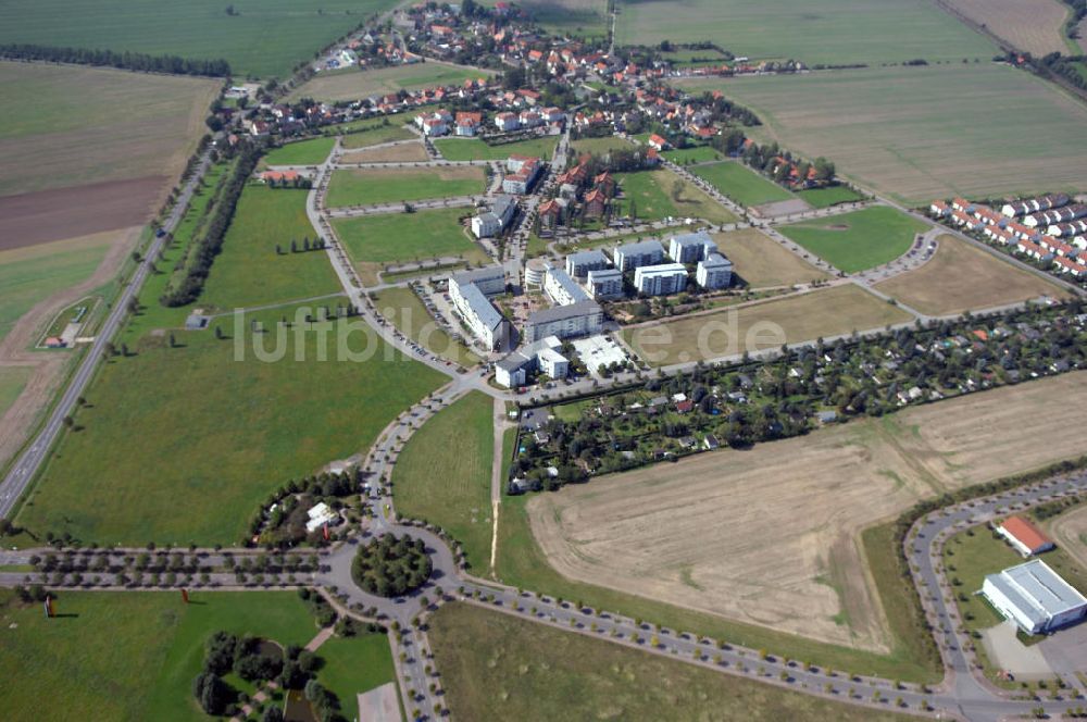 Luftbild Großkugel - Gewerbepark Großkugel