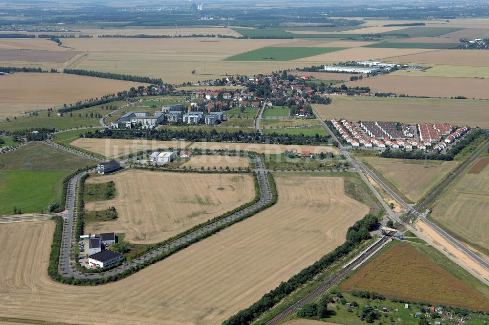 Luftaufnahme Großkugel - Gewerbepark Großkugel