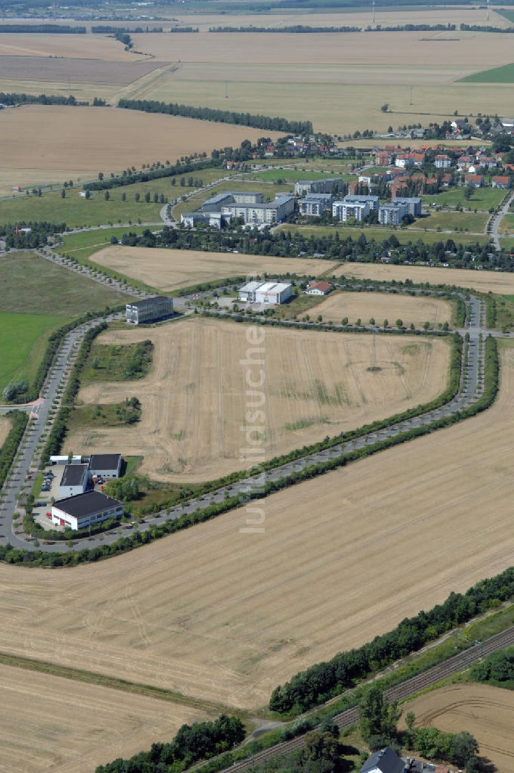 Großkugel von oben - Gewerbepark Großkugel