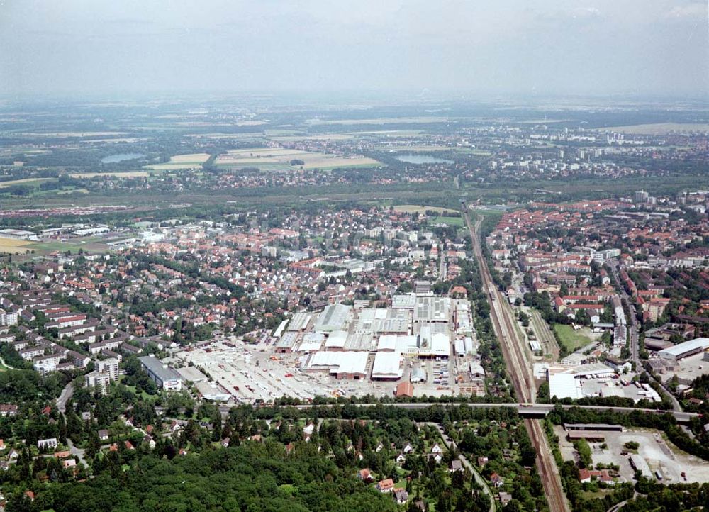 München aus der Vogelperspektive: Gewerbepark München - Allach am Kirschgelände / Nähe Allacher Straße - ein Objekt der HVB-Projekt München.