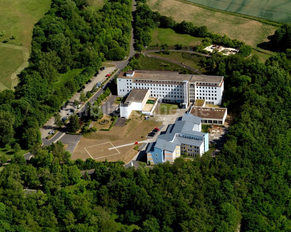 Meisenheim von oben - Glantal Klinik von Meisenheim im Bundesland Rheinland-Pfalz