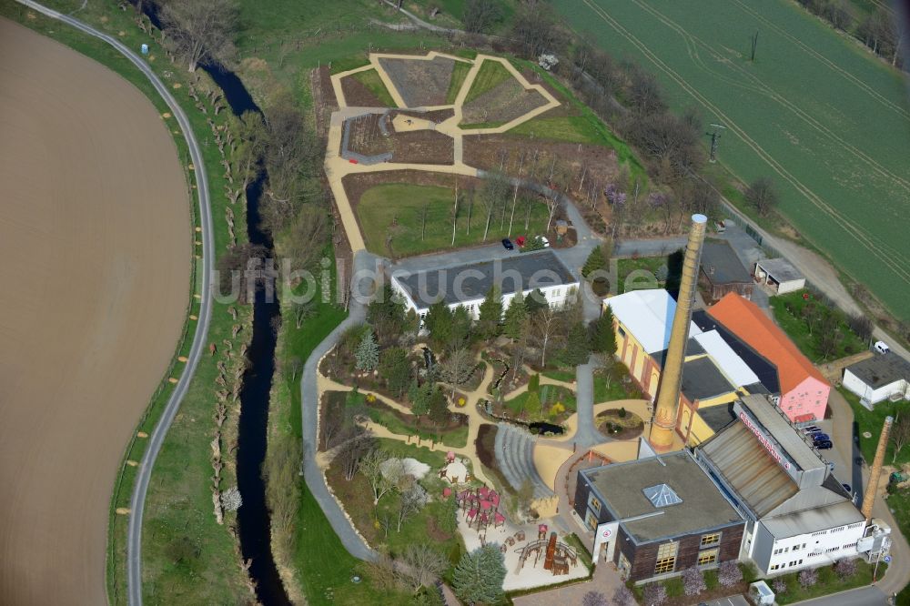 Luftaufnahme Derenburg - Glasmanufaktur Derenburg in Sachsen-Anhalt