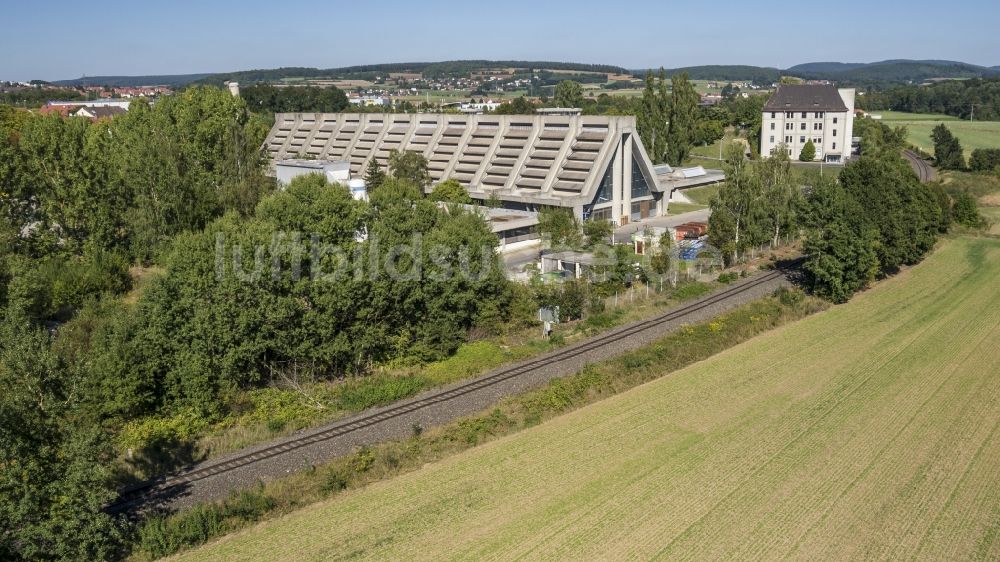 Luftbild Amberg - Glaswerk im Ortsteil Bergsteig in Amberg im Bundesland Bayern