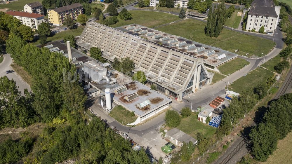 Luftbild Amberg - Glaswerk im Ortsteil Bergsteig in Amberg im Bundesland Bayern