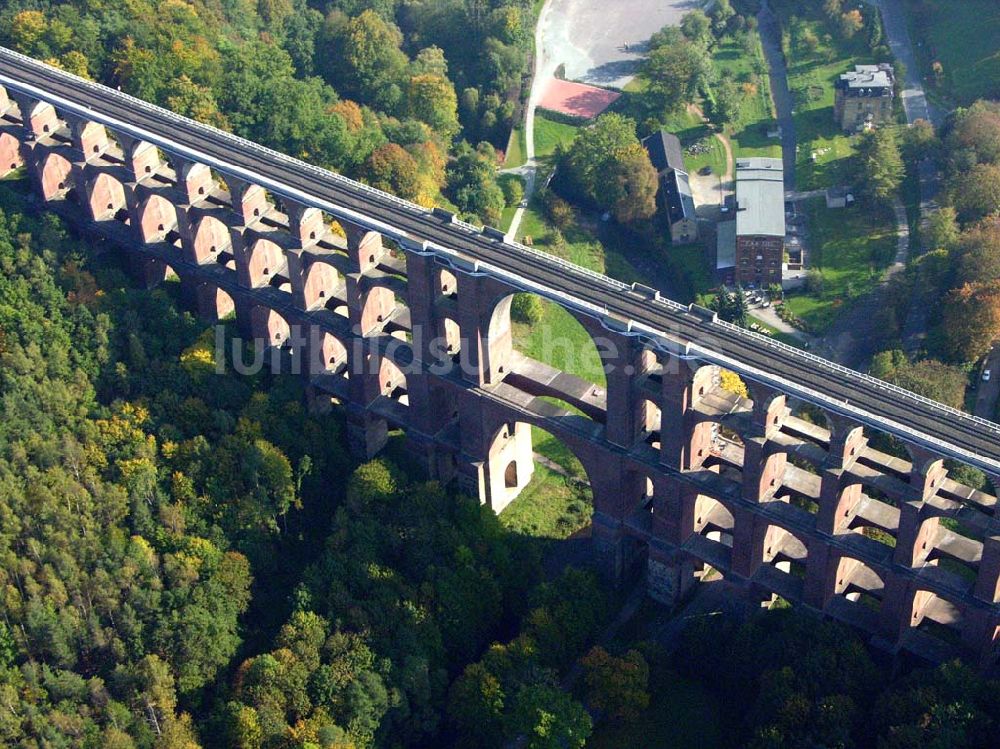 Luftbild Netzschkau / Sachsen - Göltzschtalbrücke bei Mylau/Netzschkau im Vogtland 12.10.2005