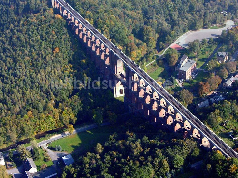 Luftbild Netzschkau / Sachsen - Göltzschtalbrücke bei Mylau/Netzschkau im Vogtland 12.10.2005