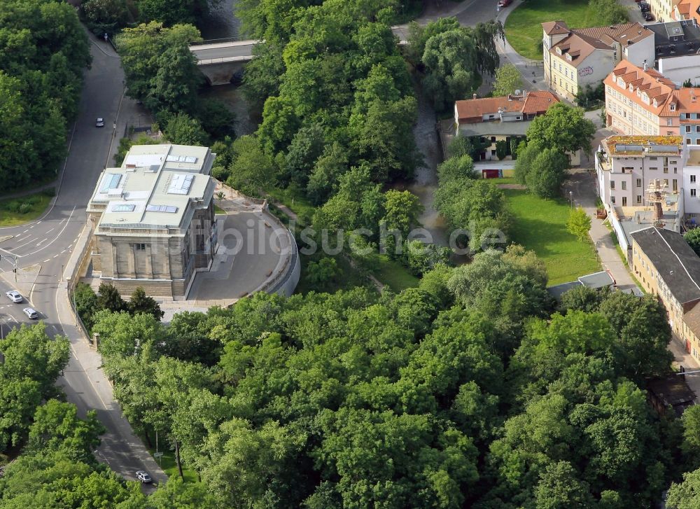 Luftbild Weimar - Goethe Schiller Archiv in Weimar im Bundesland Thüringen