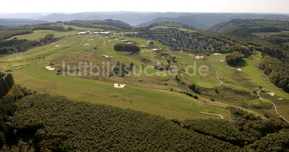 Ediger-Eller von oben - Golf-Club Cochem/Mosel in Ediger-Eller im Bundesland Rheinland-Pfalz