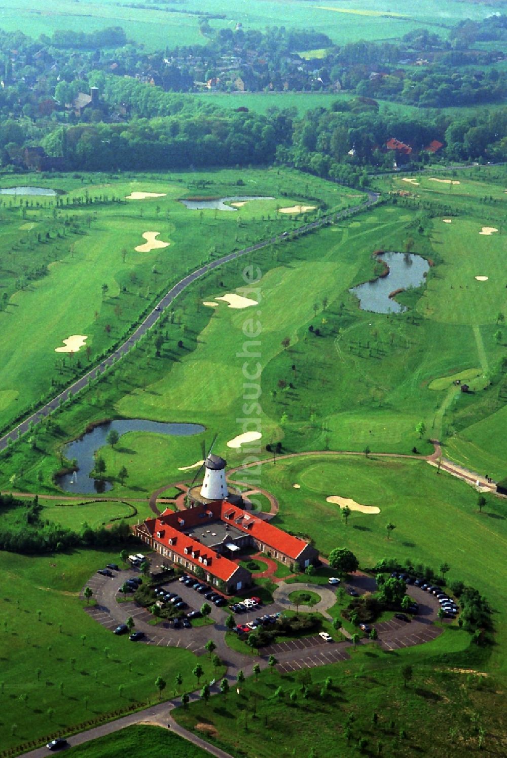 Luftbild Krefeld - Golf- und Country Club Elfrather Mühle in Krefeld im Bundesland Nordrhein-Westfalen