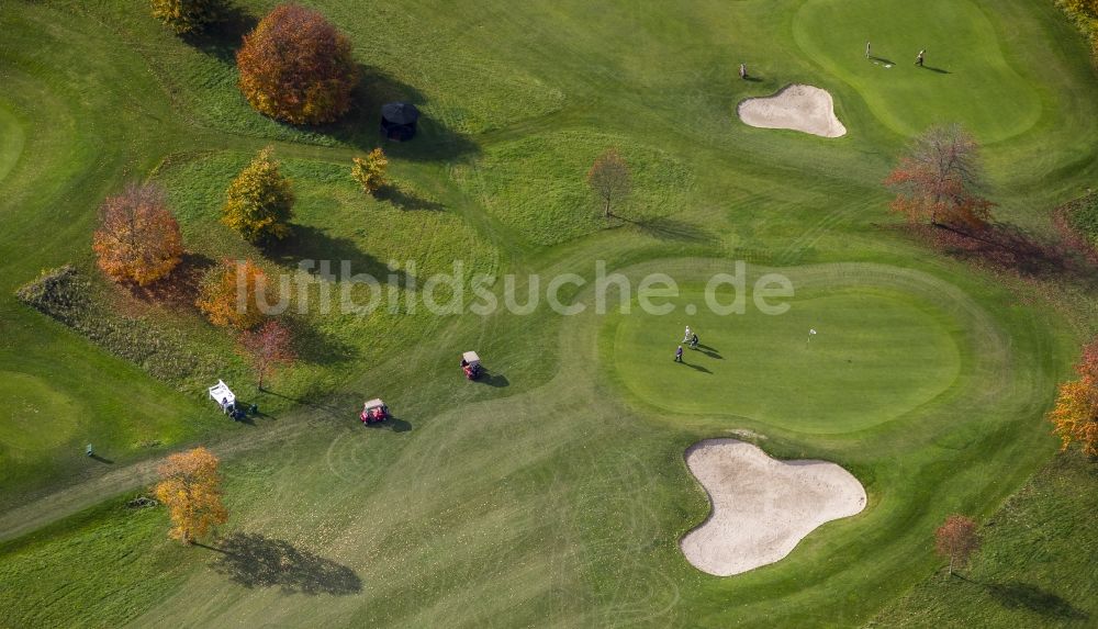 Velbert aus der Vogelperspektive: Golfclub bei Velbert im Ruhrgebiet in Nordrhein-Westfalen