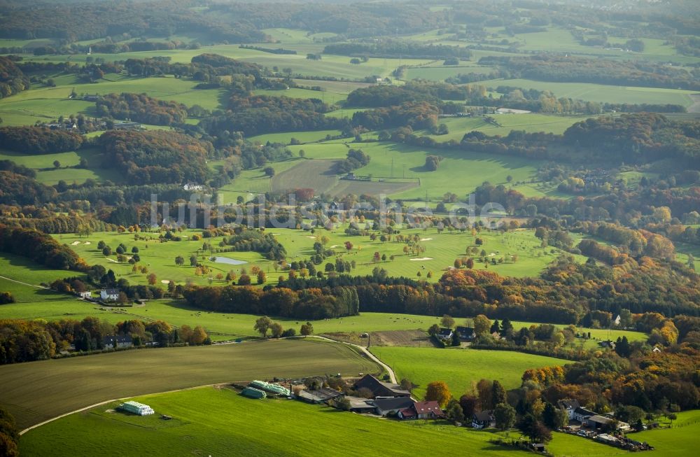 Velbert von oben - Golfclub bei Velbert im Ruhrgebiet in Nordrhein-Westfalen