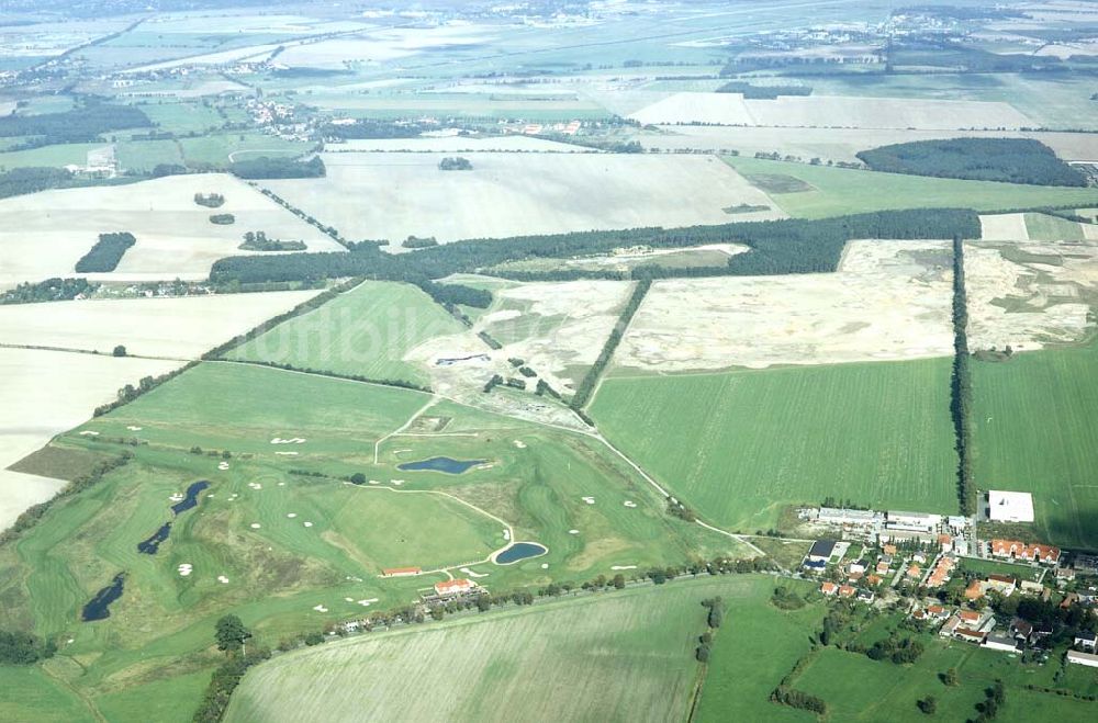 Luftaufnahme Groß-Kienitz / Brandenburg - Golfplatz bei Groß-Kienitz in Brandenburg.