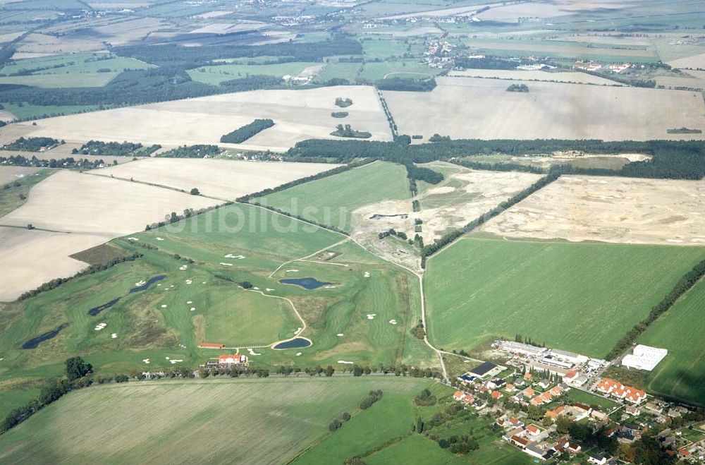 Groß-Kienitz / Brandenburg von oben - Golfplatz bei Groß-Kienitz in Brandenburg.