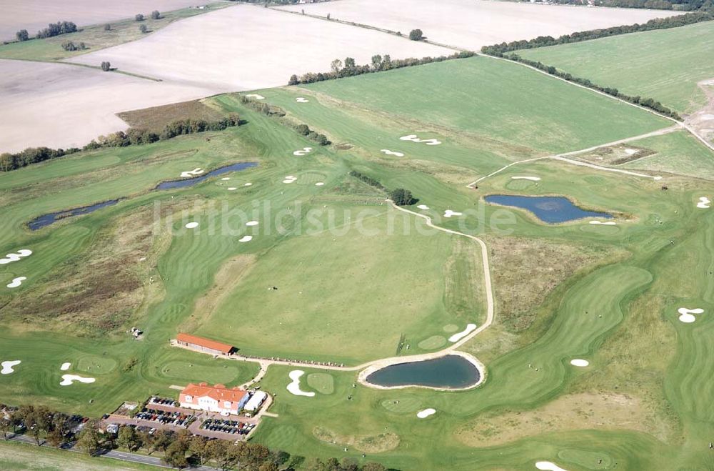 Groß-Kienitz / Brandenburg von oben - Golfplatz bei Groß-Kienitz in Brandenburg.