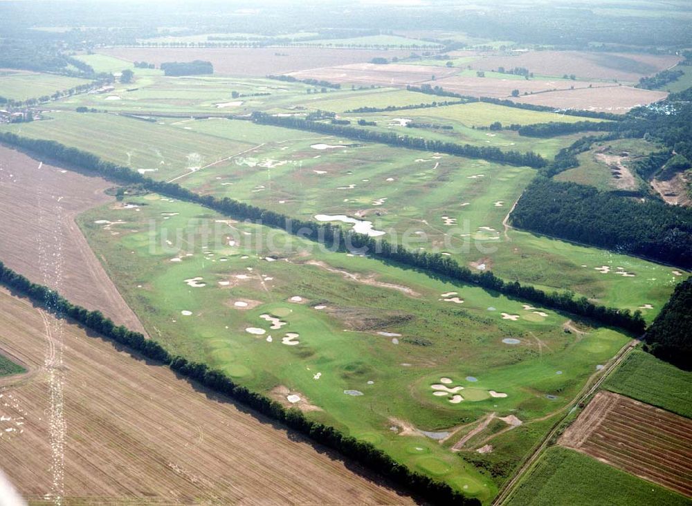 Luftbild Groß - Kienitz - Golfplatz bei Groß-Kienitz am Flughafen Berlin - Schönefeld / BRB.