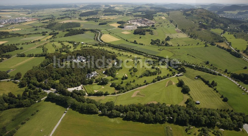 Brilon aus der Vogelperspektive: Golfplatz in Brilon im Bundesland Nordrhein-Westfalen