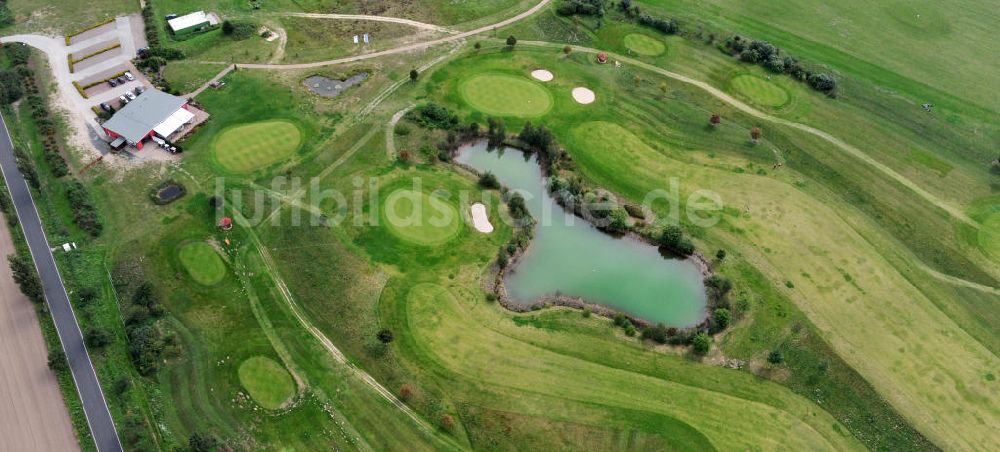 Luftaufnahme Zschepplin OT Hohenprießnitz - Golfplatz Dübener Heide