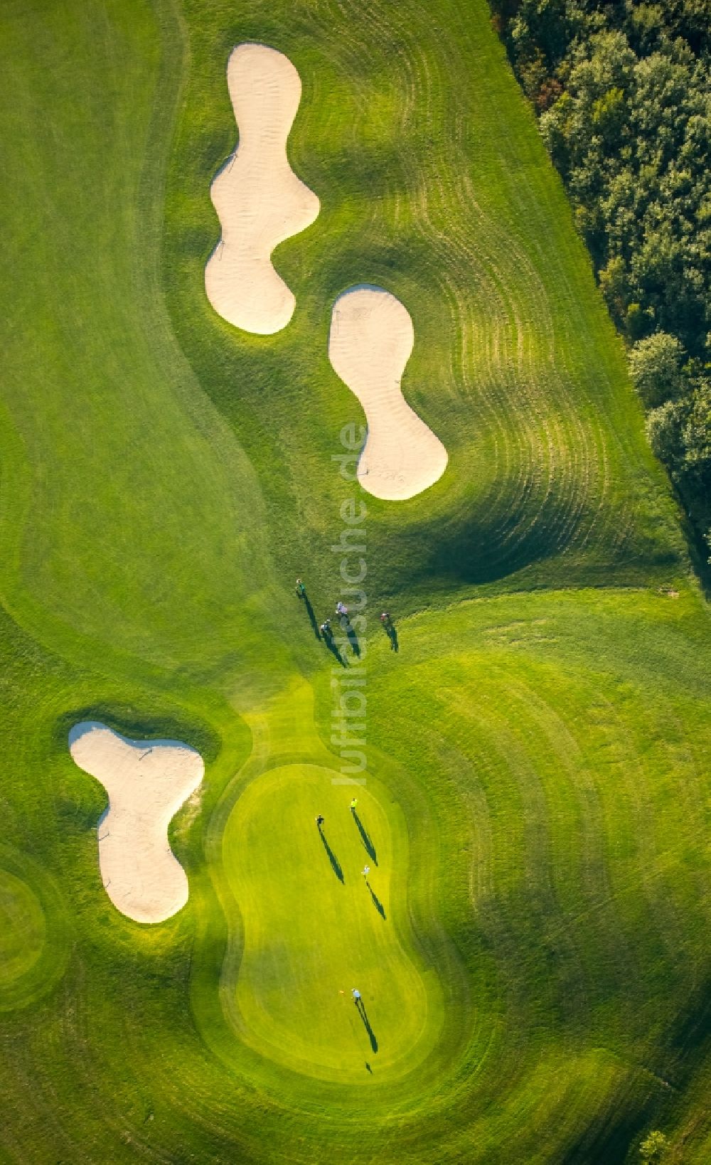 Duisburg aus der Vogelperspektive: Golfplatz in Duisburg im Bundesland Nordrhein-Westfalen