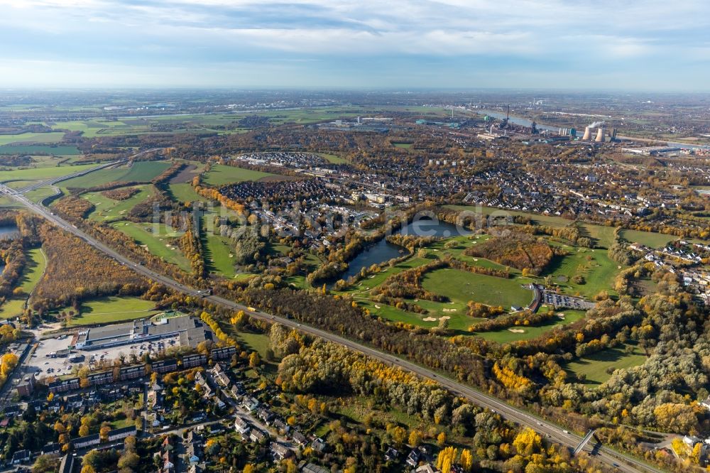 Luftbild Duisburg - Golfplatz in Duisburg im Bundesland Nordrhein-Westfalen